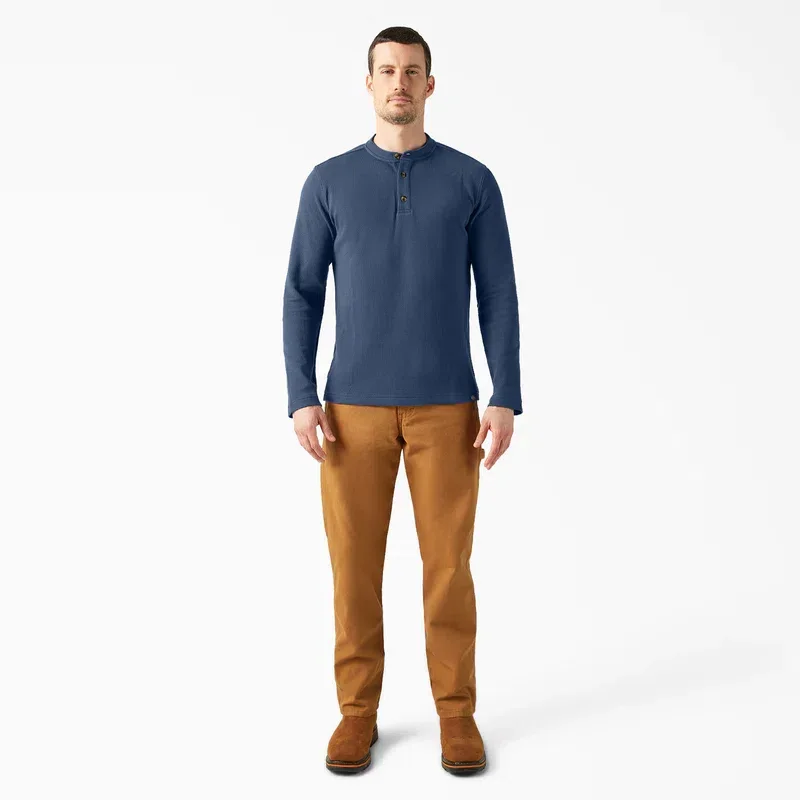 Henley Thermal Shirt Henley Thermal Shirt