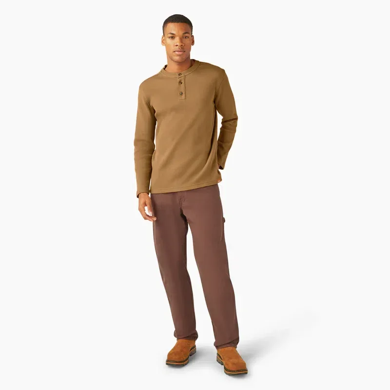Henley Thermal Shirt Henley Thermal Shirt