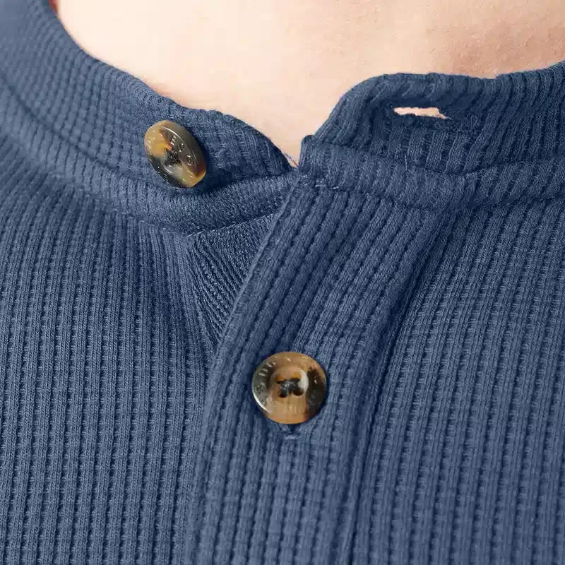 Henley Thermal Shirt Henley Thermal Shirt