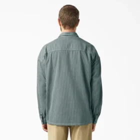 Hickory Stripe Button-Up Shirt