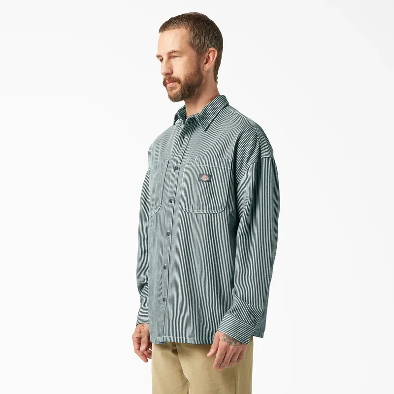 Hickory Stripe Button-Up Shirt Hickory Stripe Button-Up Shirt