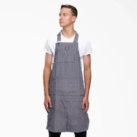 Hickory Stripe Canvas Work Apron