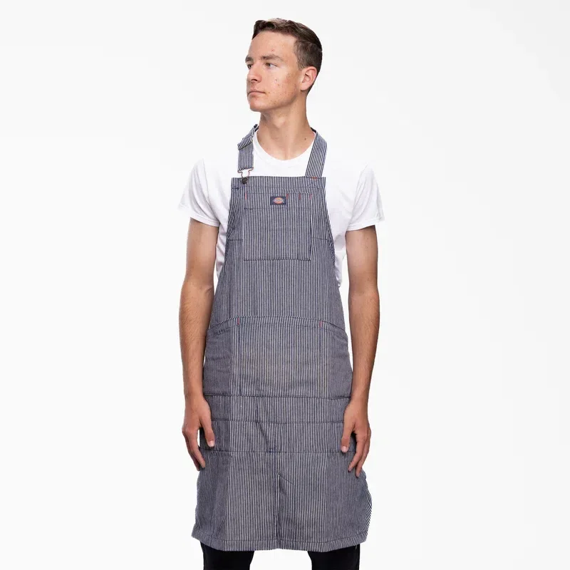 Hickory Stripe Canvas Work Apron Hickory Stripe Canvas Work Apron