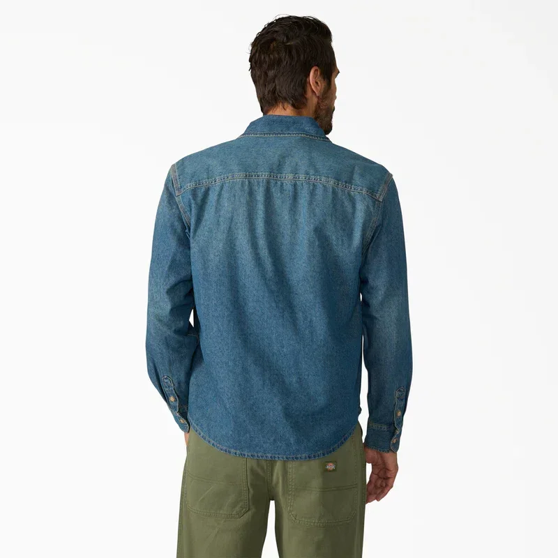 Lightweight Long Sleeve Denim Shirt Lightweight Long Sleeve Denim Shirt