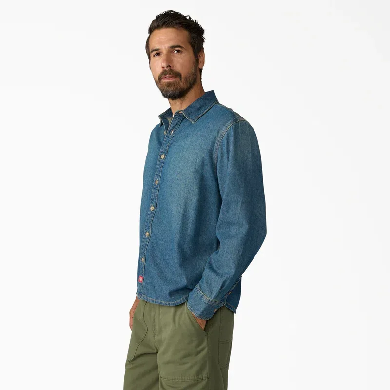 Lightweight Long Sleeve Denim Shirt Lightweight Long Sleeve Denim Shirt