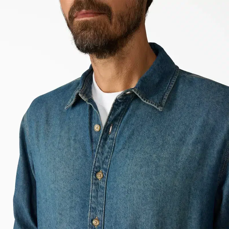 Lightweight Long Sleeve Denim Shirt Lightweight Long Sleeve Denim Shirt