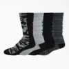 Logo Camo Crew Socks, Size 6-12, 4-Pack Logo Camo Crew Socks, Size 6-12, 4-Pack