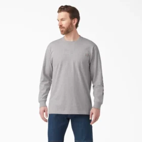 Logo Graphic Long Sleeve Pocket T-Shirt