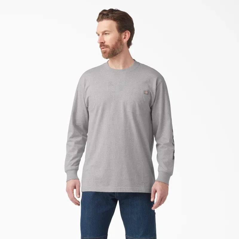 Logo Graphic Long Sleeve Pocket T-Shirt Logo Graphic Long Sleeve Pocket T-Shirt