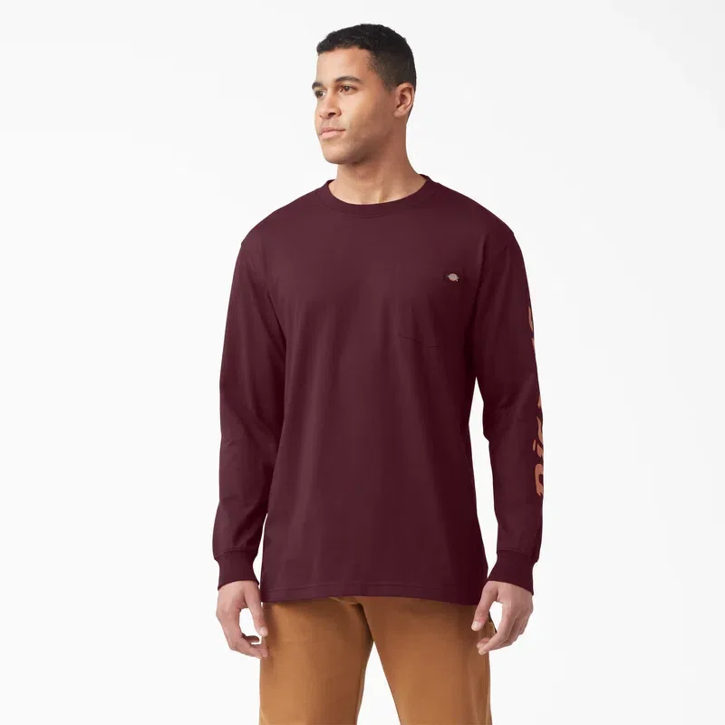 Logo Graphic Long Sleeve Pocket T-Shirt Logo Graphic Long Sleeve Pocket T-Shirt