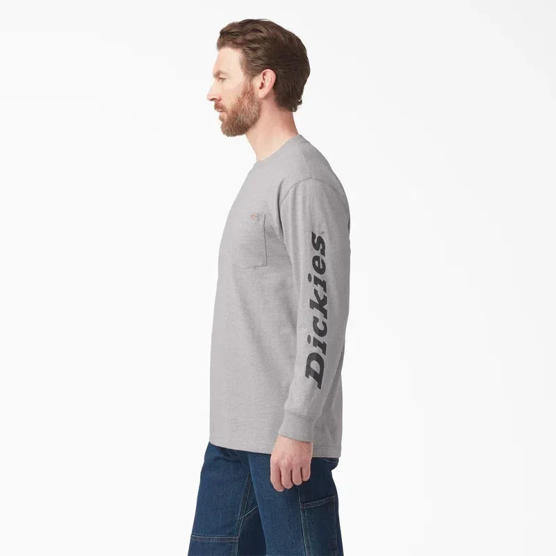 Logo Graphic Long Sleeve Pocket T-Shirt Logo Graphic Long Sleeve Pocket T-Shirt