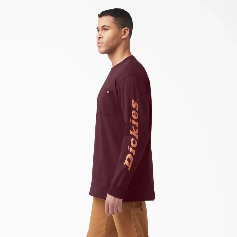 Logo Graphic Long Sleeve Pocket T-Shirt Logo Graphic Long Sleeve Pocket T-Shirt