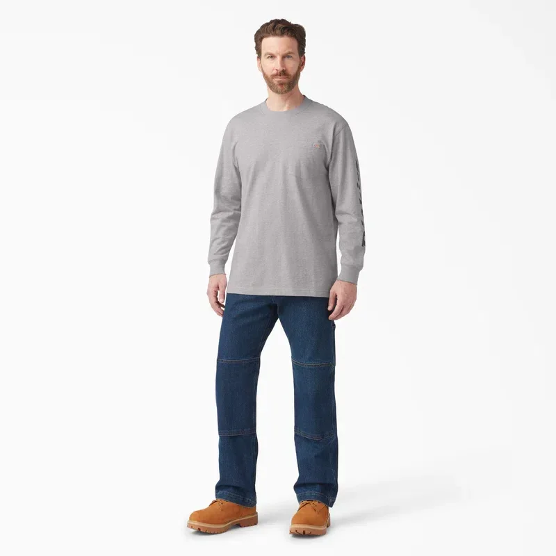 Logo Graphic Long Sleeve Pocket T-Shirt Logo Graphic Long Sleeve Pocket T-Shirt