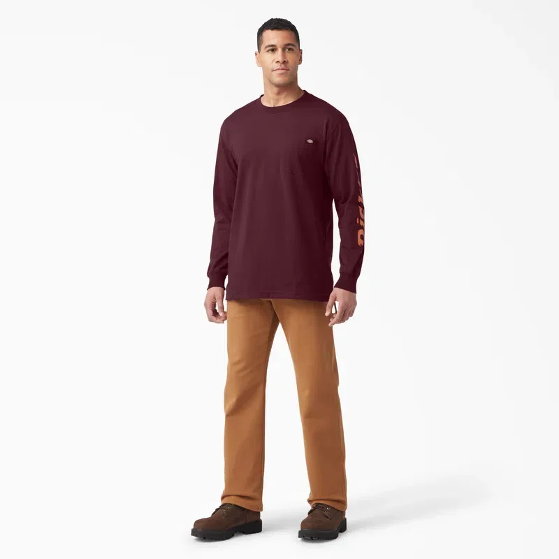 Logo Graphic Long Sleeve Pocket T-Shirt Logo Graphic Long Sleeve Pocket T-Shirt