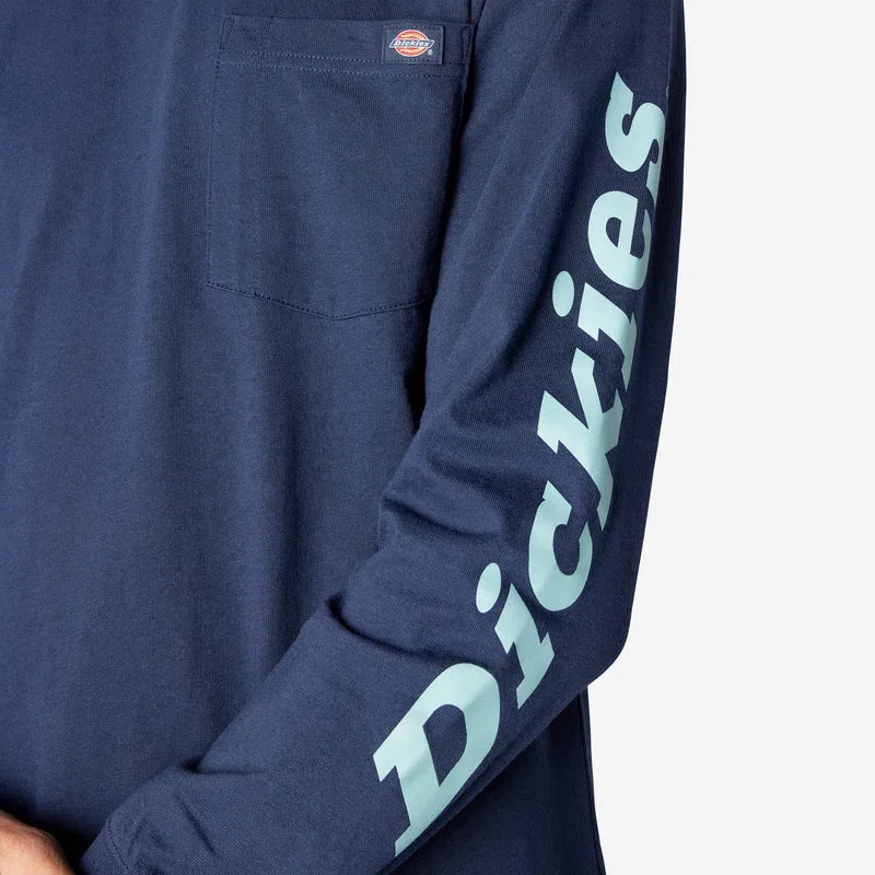 Logo Graphic Long Sleeve Pocket T-Shirt Logo Graphic Long Sleeve Pocket T-Shirt
