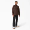 Long Sleeve Flannel-Lined Duck Shirt Long Sleeve Flannel-Lined Duck Shirt