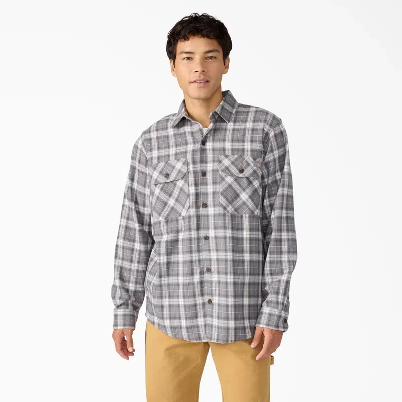 Long Sleeve Flannel Work Shirt Long Sleeve Flannel Work Shirt