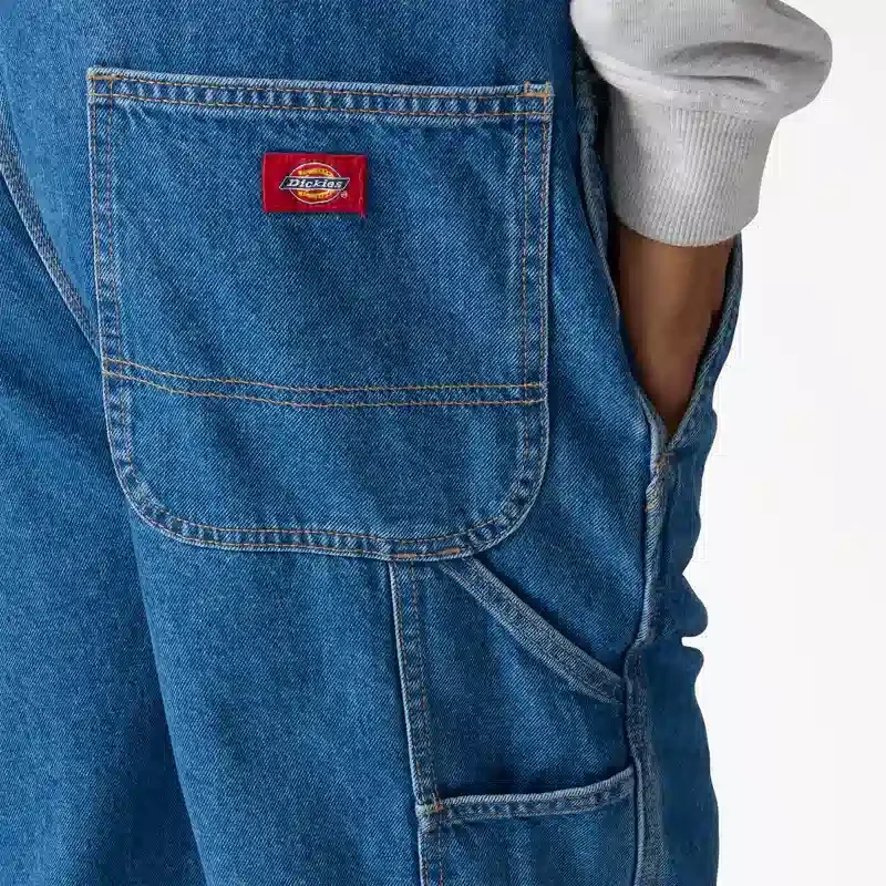 Loose Denim Bib Overalls Loose Denim Bib Overalls