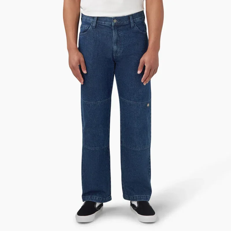 Loose Fit Double Knee Jeans Loose Fit Double Knee Jeans