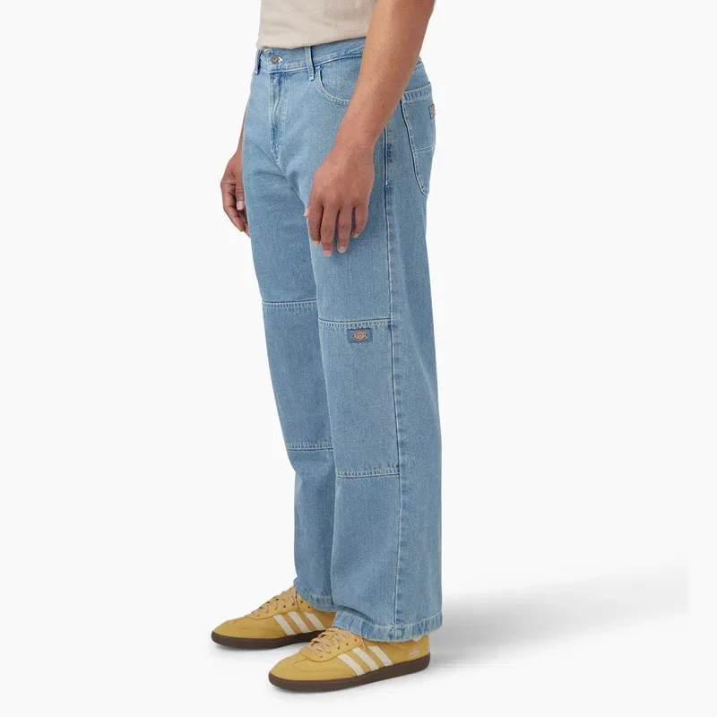 Loose Fit Double Knee Jeans Loose Fit Double Knee Jeans