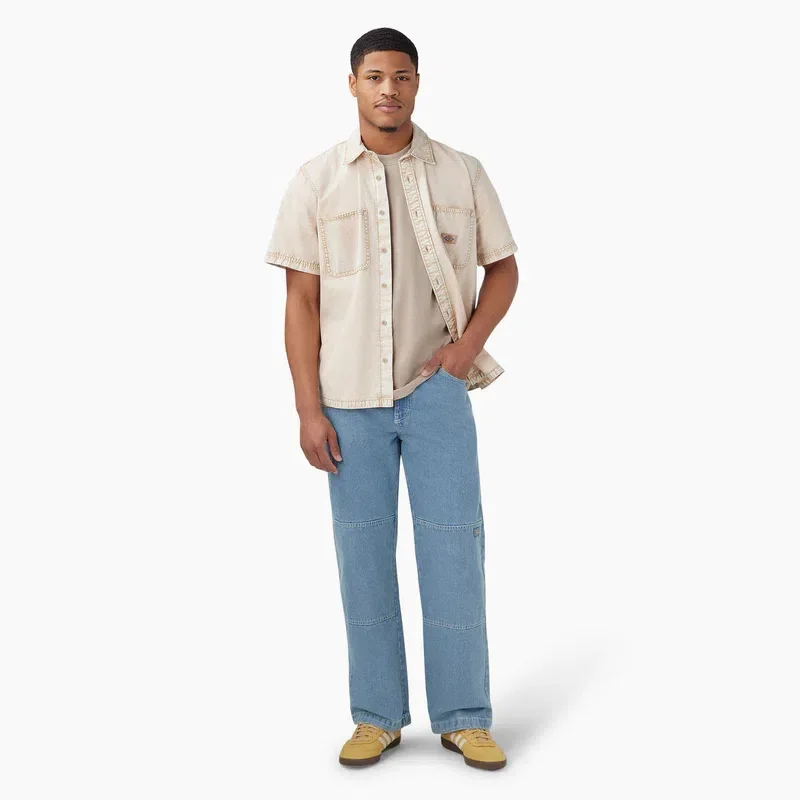 Loose Fit Double Knee Jeans Loose Fit Double Knee Jeans