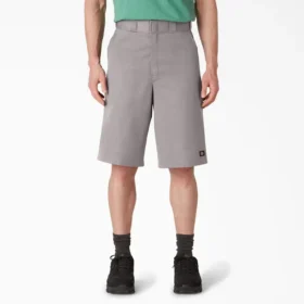 Loose Fit Flat Front Work Shorts, 13″ Loose Fit Flat Front Work Shorts, 13″