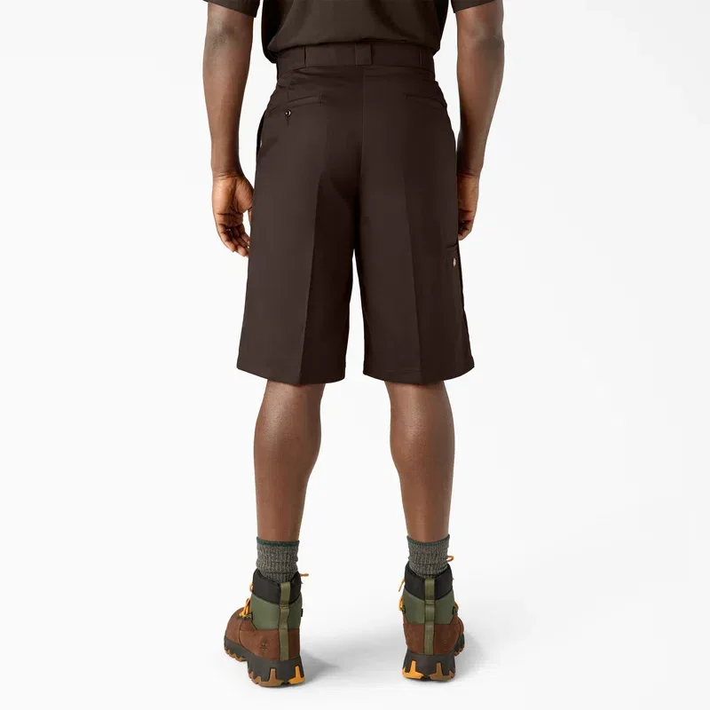Loose Fit Flat Front Work Shorts, 13″ Loose Fit Flat Front Work Shorts, 13″