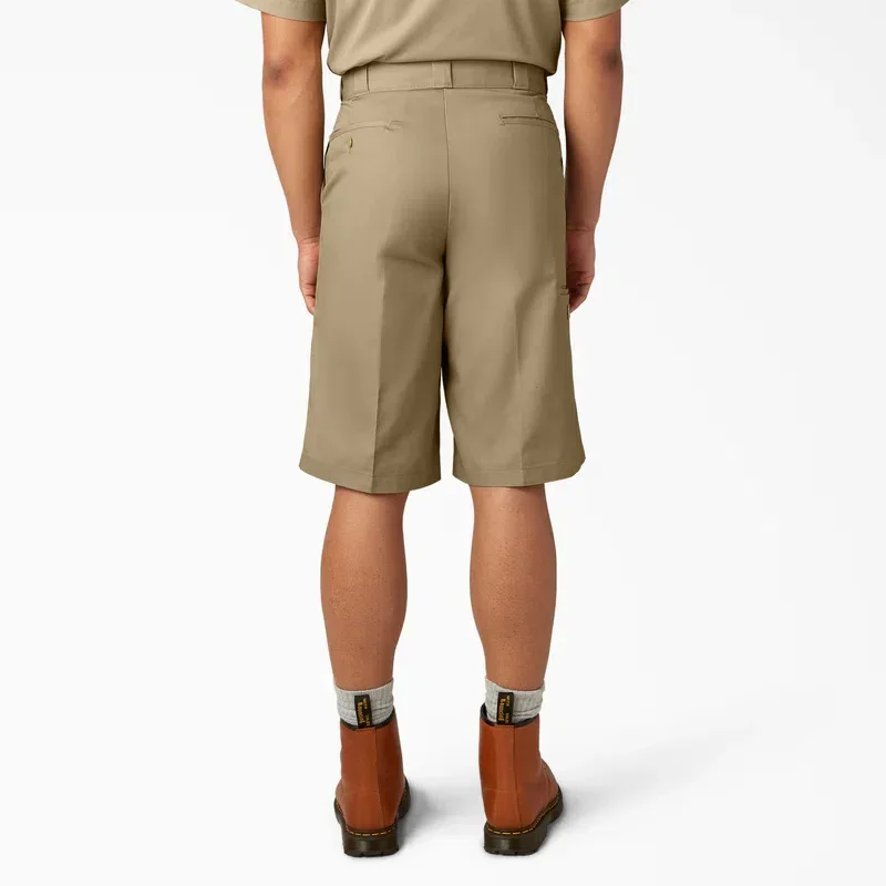 Loose Fit Flat Front Work Shorts, 13″ Loose Fit Flat Front Work Shorts, 13″