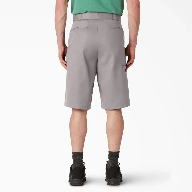 Loose Fit Flat Front Work Shorts, 13″ Loose Fit Flat Front Work Shorts, 13″