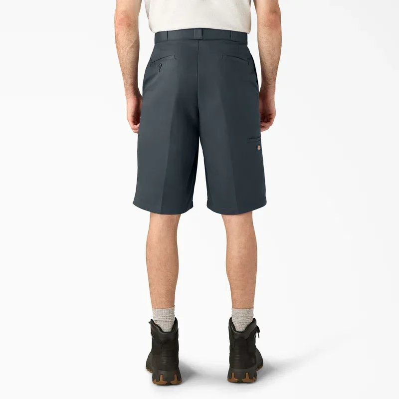 Loose Fit Flat Front Work Shorts, 13″ Loose Fit Flat Front Work Shorts, 13″