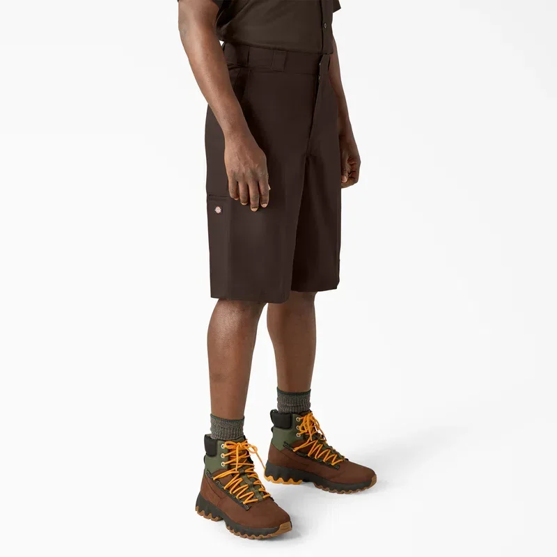 Loose Fit Flat Front Work Shorts, 13″ Loose Fit Flat Front Work Shorts, 13″