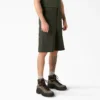Loose Fit Flat Front Work Shorts, 13″ Loose Fit Flat Front Work Shorts, 13″