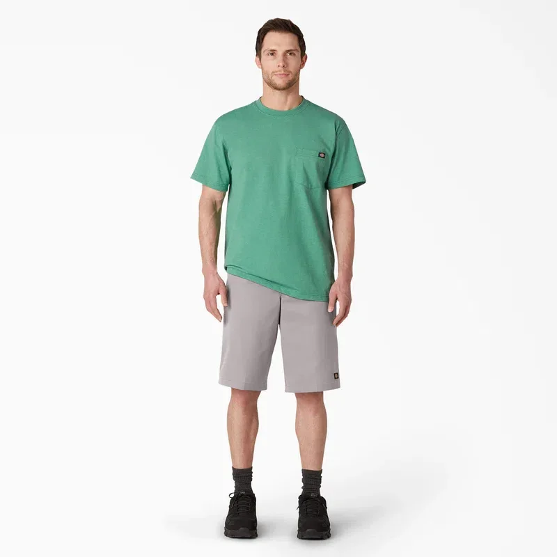 Loose Fit Flat Front Work Shorts, 13″ Loose Fit Flat Front Work Shorts, 13″