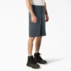 Loose Fit Flat Front Work Shorts, 13″ Loose Fit Flat Front Work Shorts, 13″