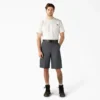 Loose Fit Flat Front Work Shorts, 13″ Loose Fit Flat Front Work Shorts, 13″