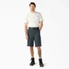 Loose Fit Flat Front Work Shorts, 13″ Loose Fit Flat Front Work Shorts, 13″