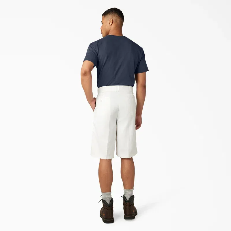 Loose Fit Flat Front Work Shorts, 13″ Loose Fit Flat Front Work Shorts, 13″