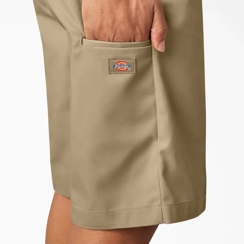 Loose Fit Flat Front Work Shorts, 13″ Loose Fit Flat Front Work Shorts, 13″