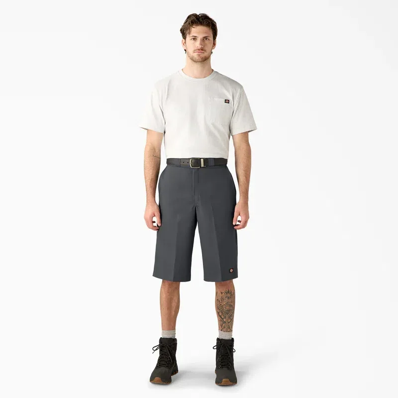 Loose Fit Multi-Use Pocket Work Shorts, 15″ Loose Fit Multi-Use Pocket Work Shorts, 15″