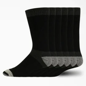 Max Cushion Crew Socks, Size 6-12, 6-Pack