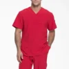 Men’s Eds Essentials Tuckable V-Neck Scrub Top Men’s Eds Essentials Tuckable V-Neck Scrub Top