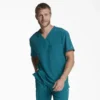 Men’s Eds Essentials Tuckable V-Neck Scrub Top Men’s Eds Essentials Tuckable V-Neck Scrub Top