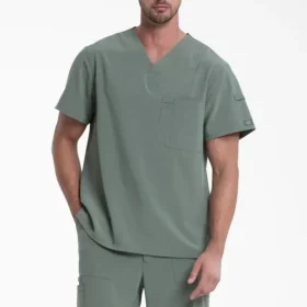 Men’s Eds Essentials Tuckable V-Neck Scrub Top