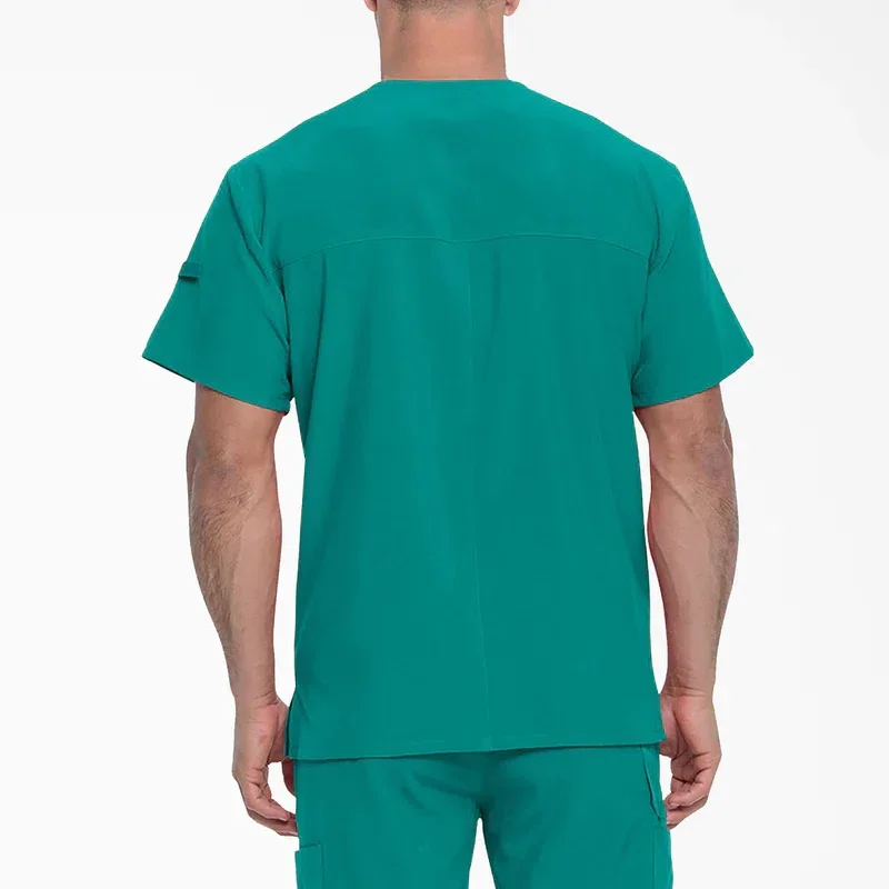 Men’s Eds Essentials Tuckable V-Neck Scrub Top Men’s Eds Essentials Tuckable V-Neck Scrub Top
