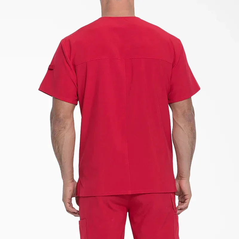 Men’s Eds Essentials Tuckable V-Neck Scrub Top Men’s Eds Essentials Tuckable V-Neck Scrub Top