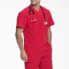 Men’s Eds Essentials Tuckable V-Neck Scrub Top Men’s Eds Essentials Tuckable V-Neck Scrub Top