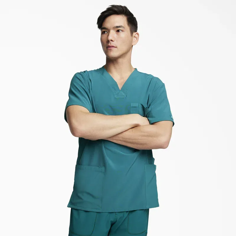 Men’s Eds Essentials V-Neck Scrub Top Men’s Eds Essentials V-Neck Scrub Top