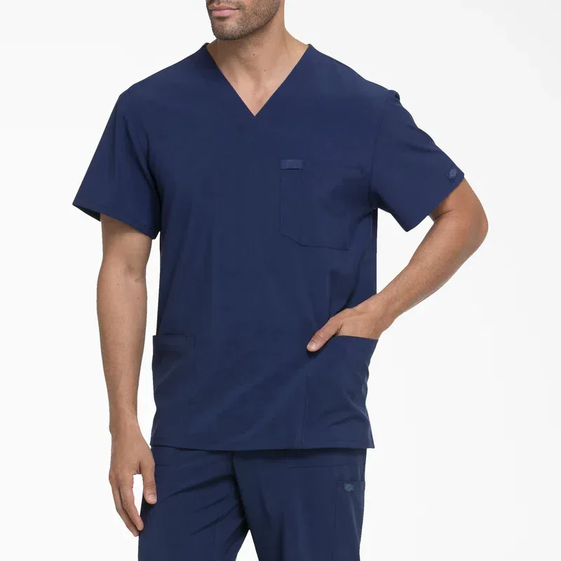Men’s Eds Essentials V-Neck Scrub Top Men’s Eds Essentials V-Neck Scrub Top