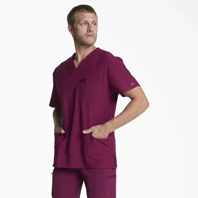 Men’s Eds Essentials V-Neck Scrub Top Men’s Eds Essentials V-Neck Scrub Top