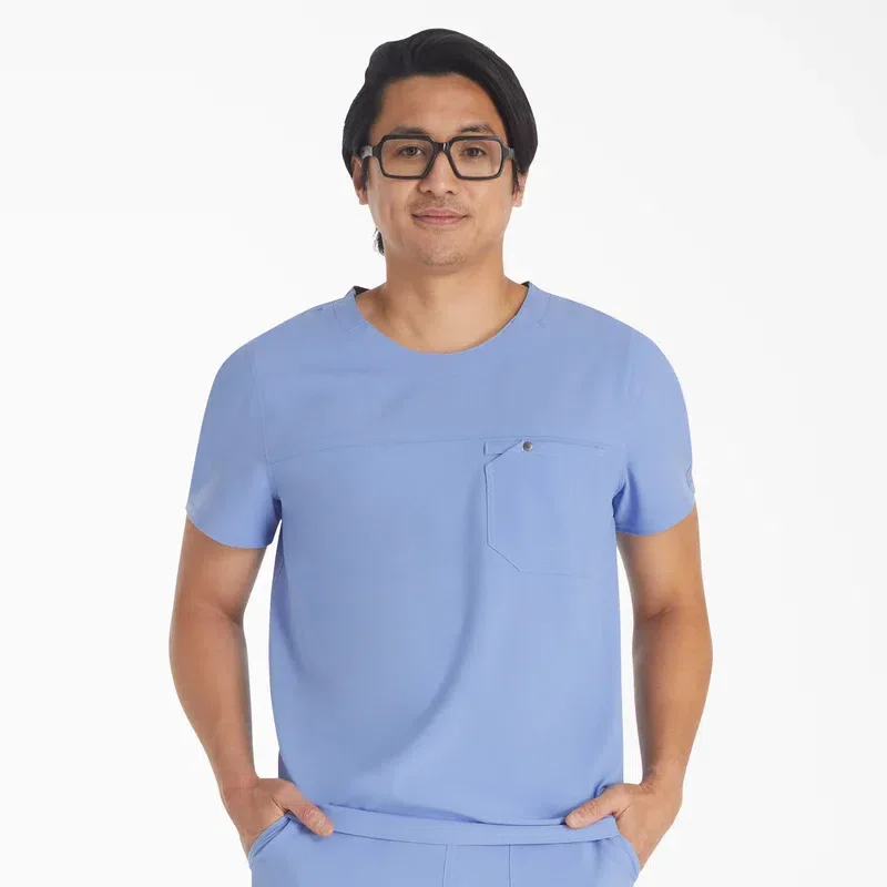 Men’s Eds Nxt Round Neck Scrub Top Men’s Eds Nxt Round Neck Scrub Top